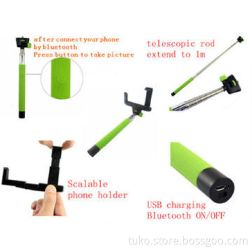 Legoo selfie stick with built-in Bluetooth function